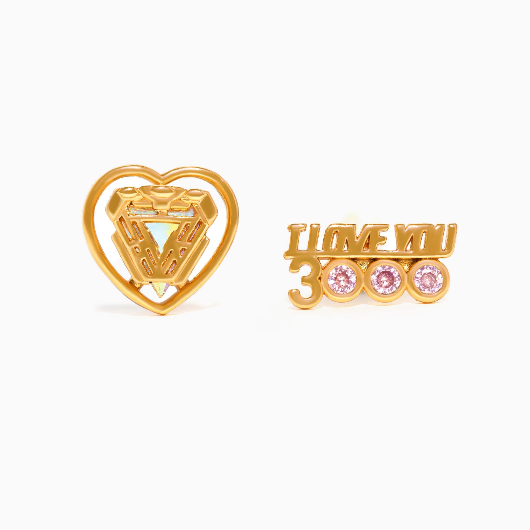 Marvel's Iron Man I Love You 3000 Küpe