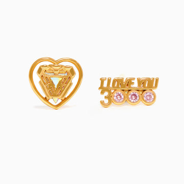 Marvel's Iron Man I Love You 3000 Küpe